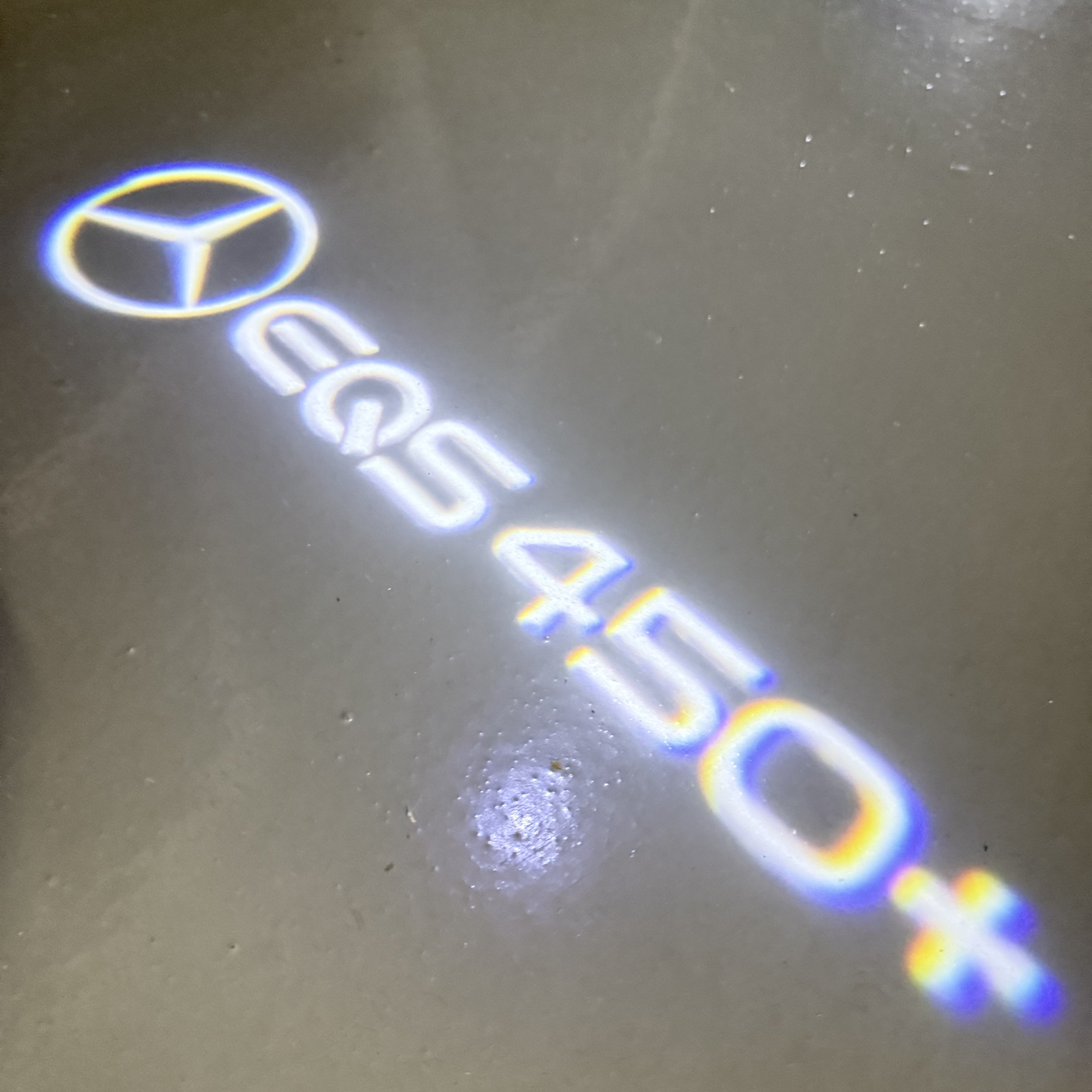 LUCI PROIETTORI LOGO MERCEDES BENZ Nr.03 (quantità 1 = 1 set / 2 luci porta)