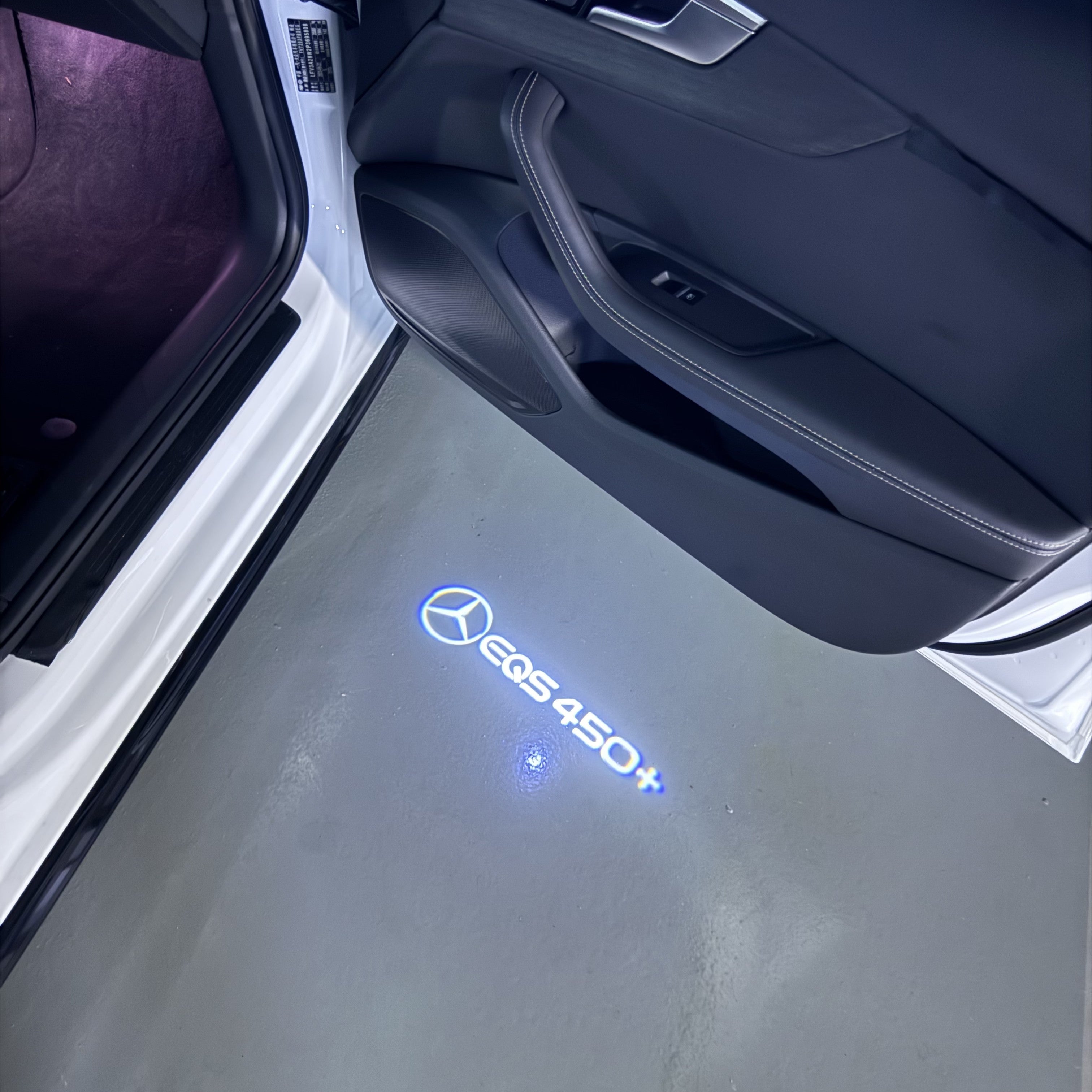 LUCI PROIETTORI LOGO MERCEDES BENZ Nr.03 (quantità 1 = 1 set / 2 luci porta)