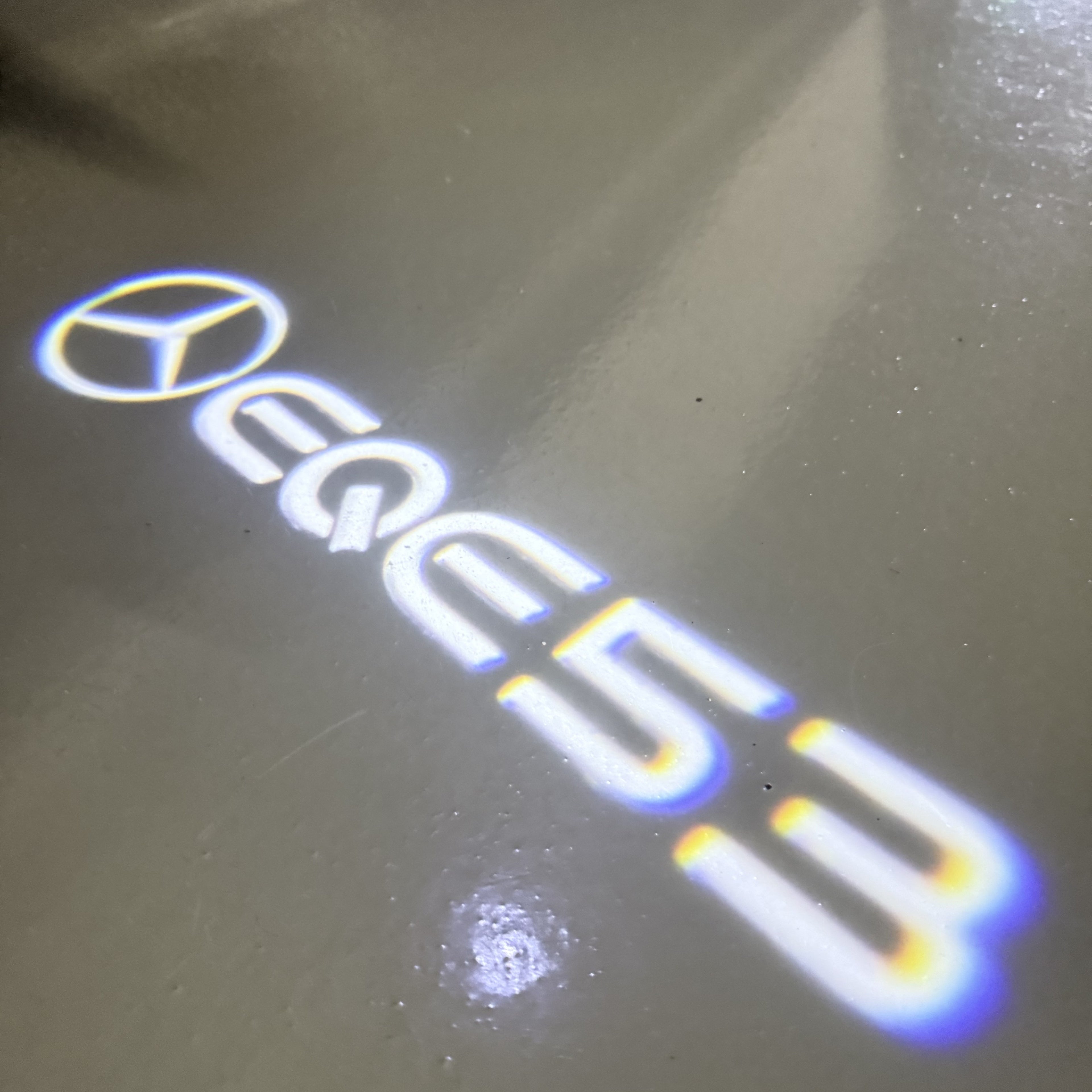 MERCEDES BENZ LOGO PROJECTOT LIGHTS Nr.03 (Menge 1 = 1 Sätze/2 Türleuchten)