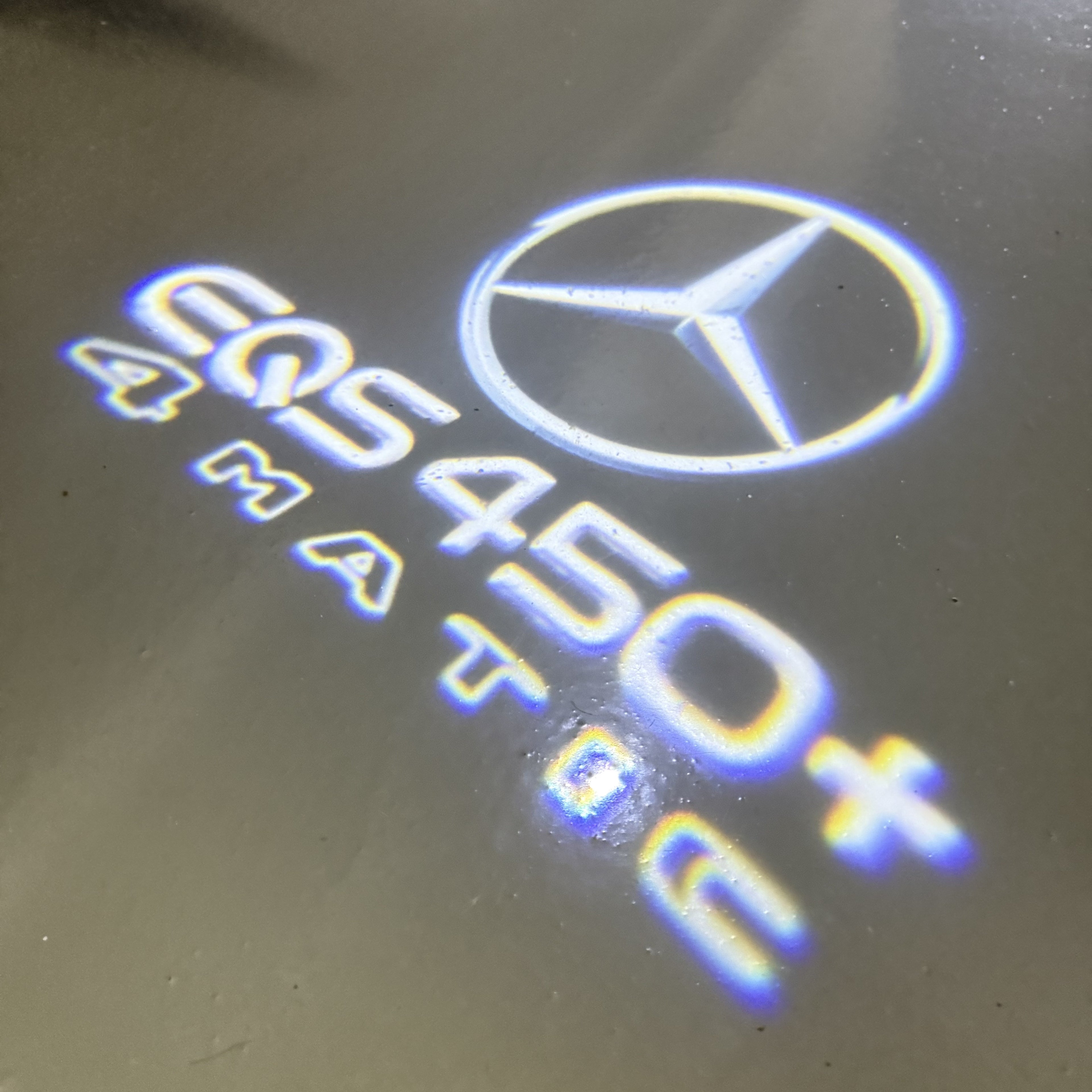 LUCI PROIETTORI LOGO MERCEDES BENZ Nr.03 (quantità 1 = 1 set / 2 luci porta)