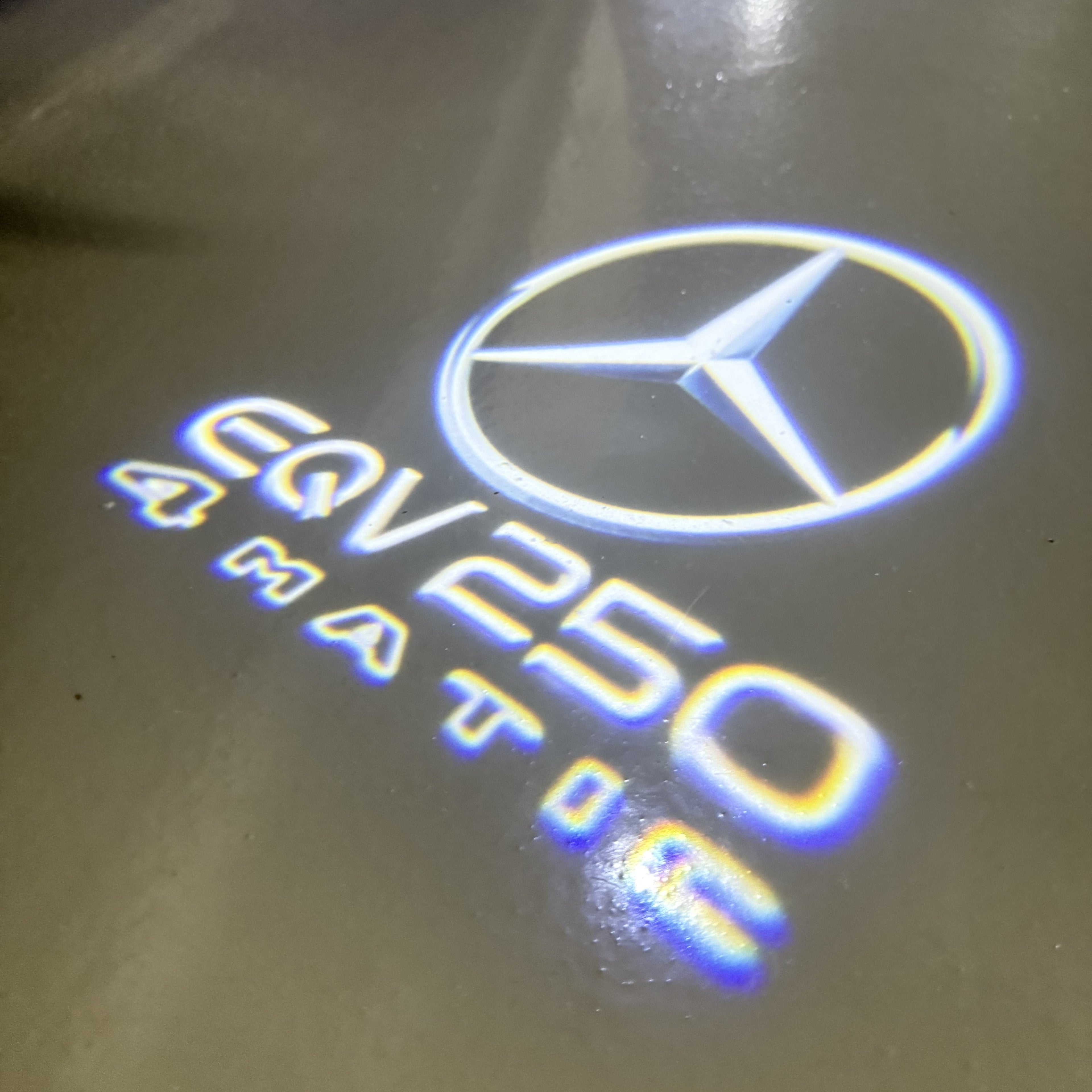 أضواء بروجكتور شعار MERCEDES BENZ رقم 03 (الكمية 1 = 1 مجموعة / 2 أضواء باب)