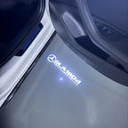 LUCI PROIETTORI LOGO MERCEDES BENZ Nr.03 (quantità 1 = 1 set / 2 luci porta)