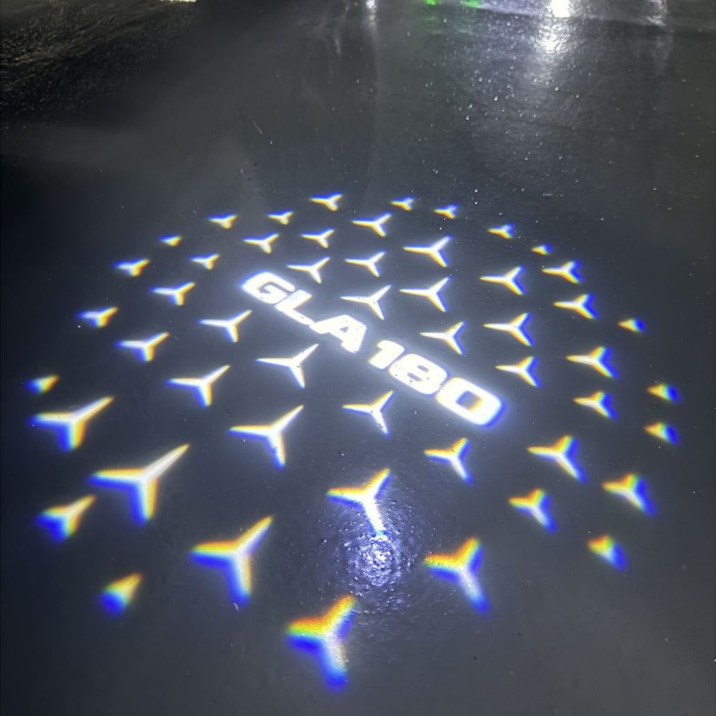 MERCEDES BENZ LOGO PROJECTOT LIGHTS Nr.03 (Menge 1 = 1 Sätze/2 Türleuchten)