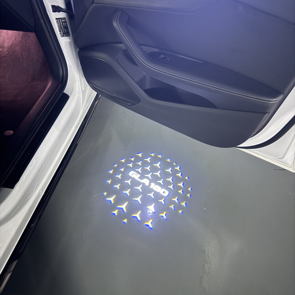 MERCEDES BENZ LOGO PROJECTOT LIGHTS Nr.03 (Menge 1 = 1 Sätze/2 Türleuchten)