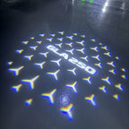 MERCEDES BENZ LOGO PROJECTOT LIGHTS Nr.03 (Menge 1 = 1 Sätze/2 Türleuchten)