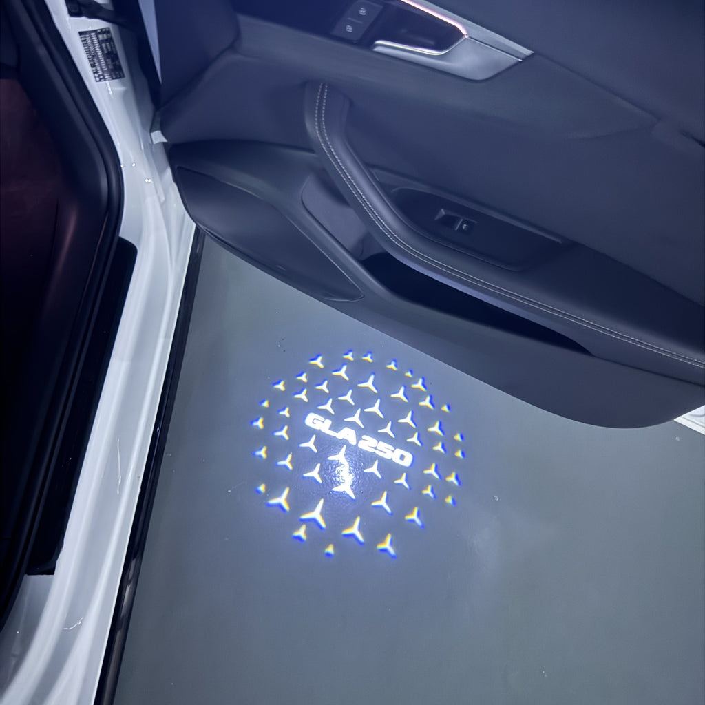 MERCEDES BENZ LOGO PROJECTOT LIGHTS Nr.03 (Menge 1 = 1 Sätze/2 Türleuchten)
