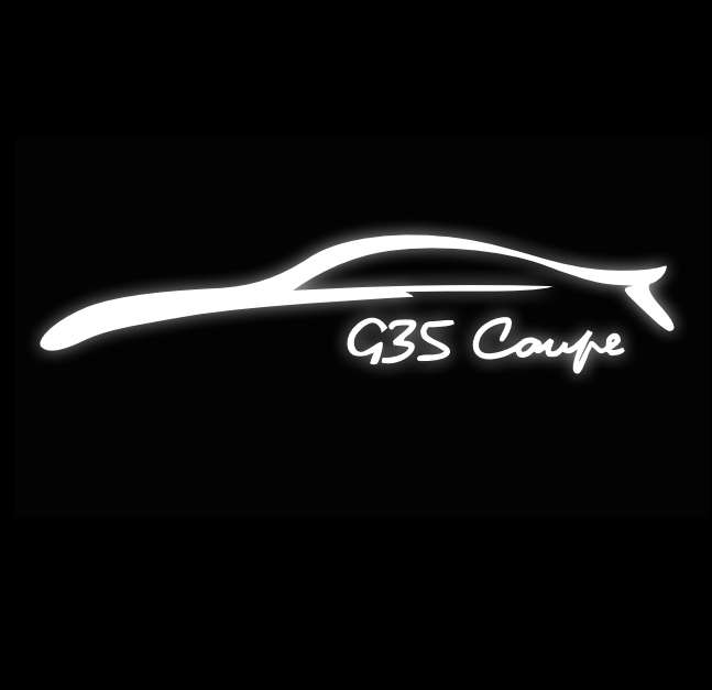 INFINTI G35 LOGO PROJECROTR LIGHTS Nr.91 (Menge 1 = 1 Sets/2 Türleuchten)