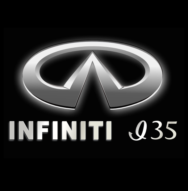 INFINTI Q35 LOGO PROJECROTR أضواء Nr.83 (الكمية 1 = 1 مجموعات / 2 أضواء الباب)