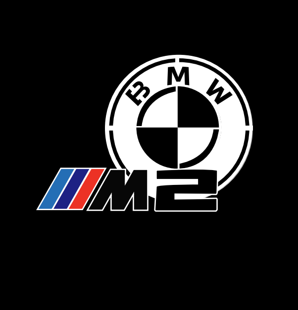 LUCES DE PROYECTOR DEL LOGOTIPO BMW M3 Nr.24 (cantidad 1 = 1 juegos / 2 luces de puerta)