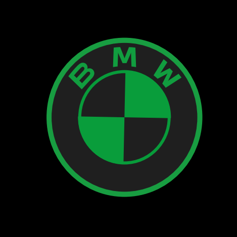 ÉCLAIRAGE DE PROJECTEUR BMW M3 LOGO Nr.24 (quantité 1 = 1 jeux / 2 feux de porte)