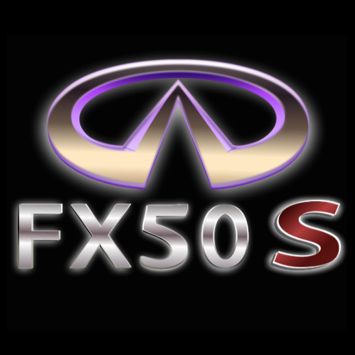 INFINTI FX50 S LOGO PROJECROTR LIGHTS Nr.28 (cantidad 1 = 1 juego/2 luces de puerta)