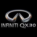 INFINTI QX56 LOGO PROJECROTR LIGHTS Nr.74 (quantité 1 = 1 ensemble/2 feux de porte)