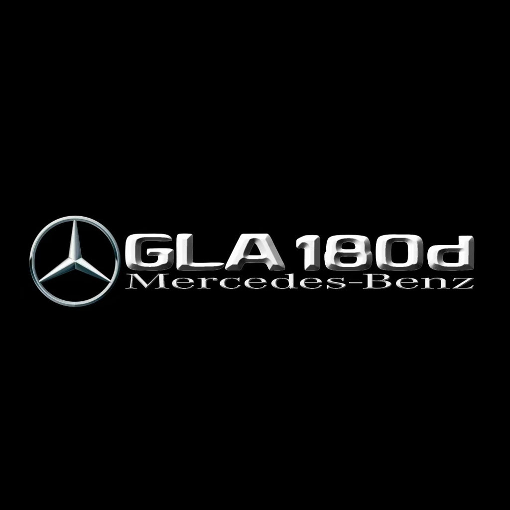 LUCI PROIETTORI LOGO MERCEDES BENZ Nr.03 (quantità 1 = 1 set / 2 luci porta)