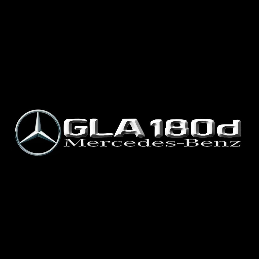 LUCI PROIETTORI LOGO MERCEDES BENZ Nr.03 (quantità 1 = 1 set / 2 luci porta)