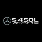 LUCI PROIETTORI LOGO MERCEDES BENZ Nr.03 (quantità 1 = 1 set / 2 luci porta)