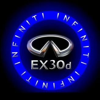 INFINTI QX56 LOGO PROJECROTR LIGHTS Nr.74 (quantité 1 = 1 ensemble/2 feux de porte)