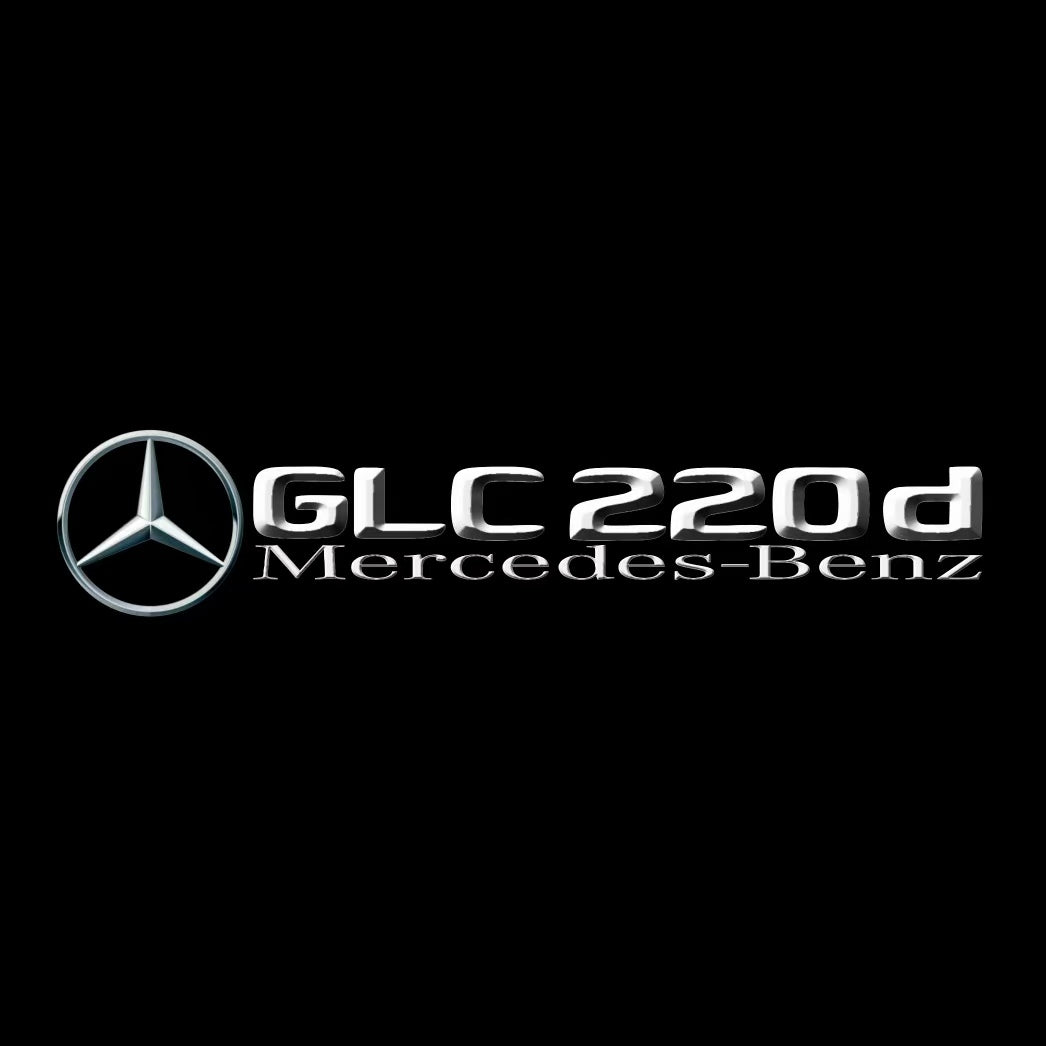 LUCI PROIETTORI LOGO MERCEDES BENZ Nr.03 (quantità 1 = 1 set / 2 luci porta)