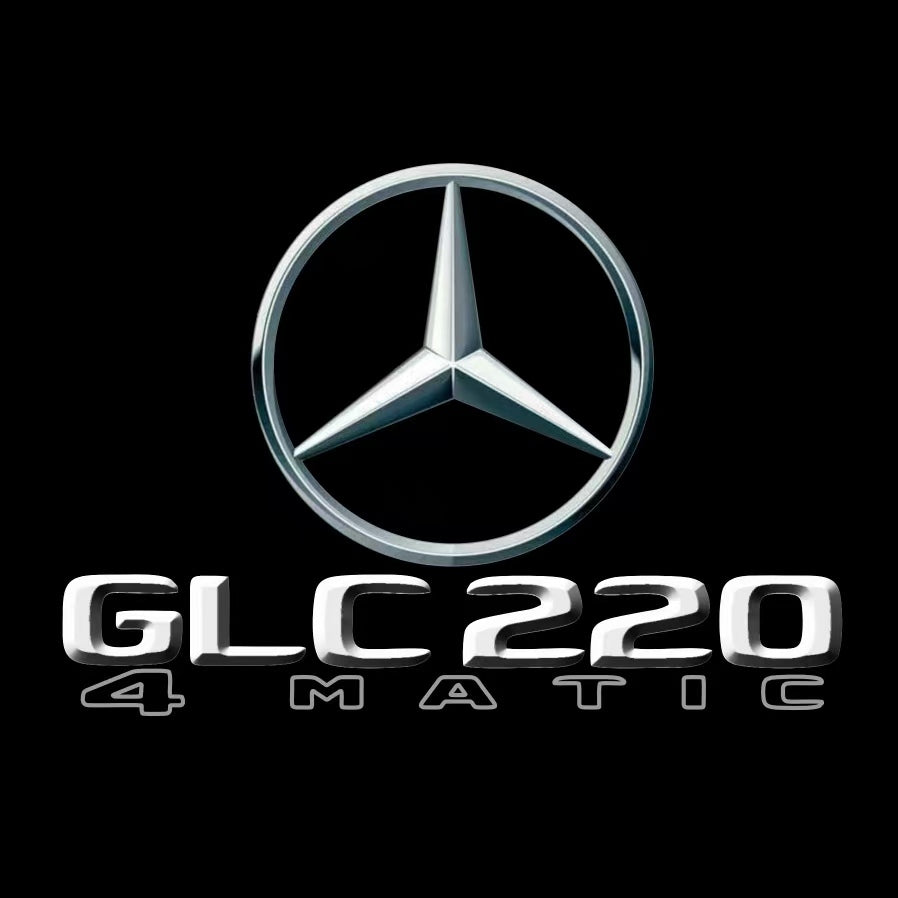 LUCI PROIETTORI LOGO MERCEDES BENZ Nr.03 (quantità 1 = 1 set / 2 luci porta)