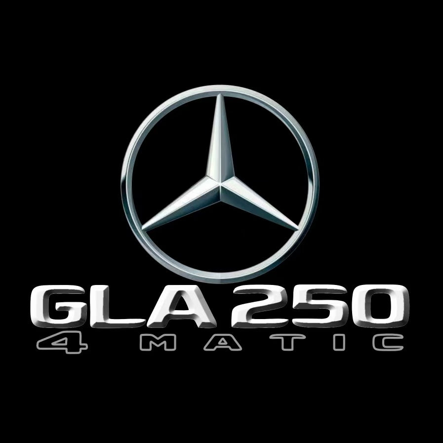 LUCI PROIETTORI LOGO MERCEDES BENZ Nr.03 (quantità 1 = 1 set / 2 luci porta)
