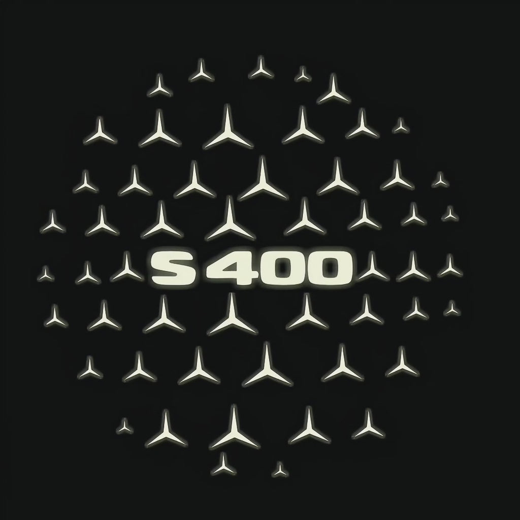 LUCI PROIETTORI LOGO MERCEDES BENZ Nr.03 (quantità 1 = 1 set / 2 luci porta)