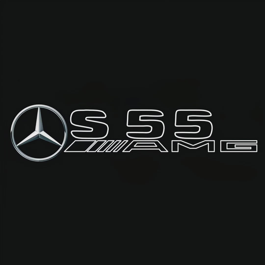 LUCI PROIETTORI LOGO MERCEDES BENZ Nr.03 (quantità 1 = 1 set / 2 luci porta)