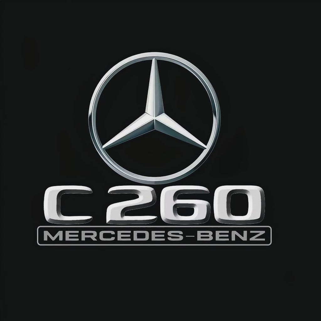LUCI PROIETTORI LOGO MERCEDES BENZ Nr.03 (quantità 1 = 1 set / 2 luci porta)