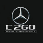 LUCI PROIETTORI LOGO MERCEDES BENZ Nr.03 (quantità 1 = 1 set / 2 luci porta)