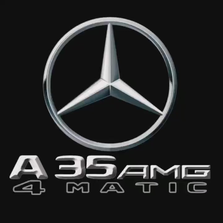 LUCI PROIETTORI LOGO MERCEDES BENZ Nr.03 (quantità 1 = 1 set / 2 luci porta)