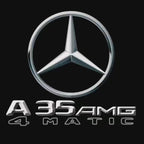 LUCI PROIETTORI LOGO MERCEDES BENZ Nr.03 (quantità 1 = 1 set / 2 luci porta)