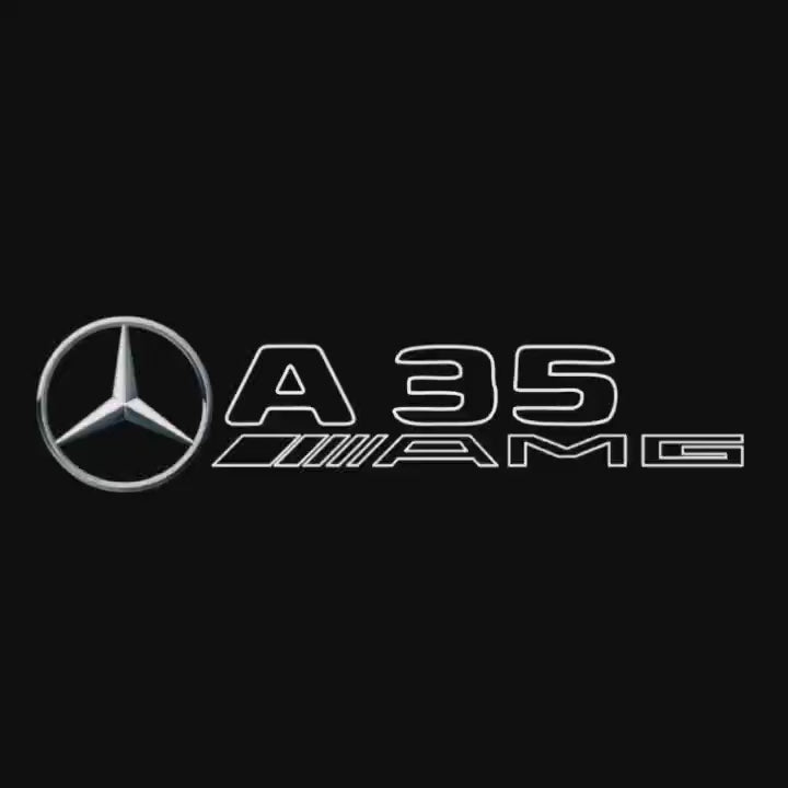 LUCI PROIETTORI LOGO MERCEDES BENZ Nr.03 (quantità 1 = 1 set / 2 luci porta)