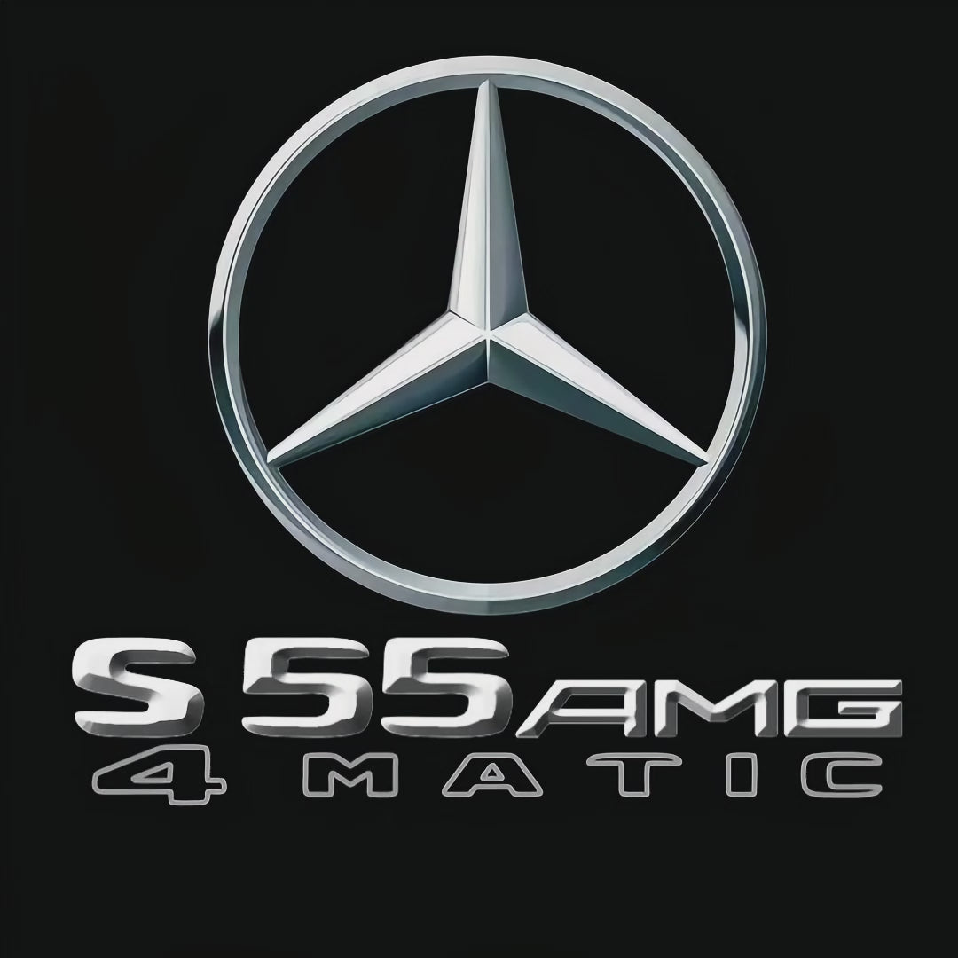 LUCI PROIETTORI LOGO MERCEDES BENZ Nr.03 (quantità 1 = 1 set / 2 luci porta)