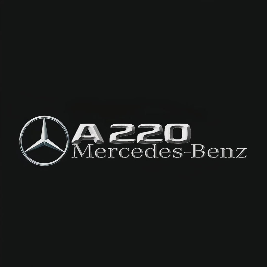 MERCEDES BENZ LOGO PROJECTOT LIGHTS Nr.03 (cantidad 1 = 1 juego/2 luces de puerta)