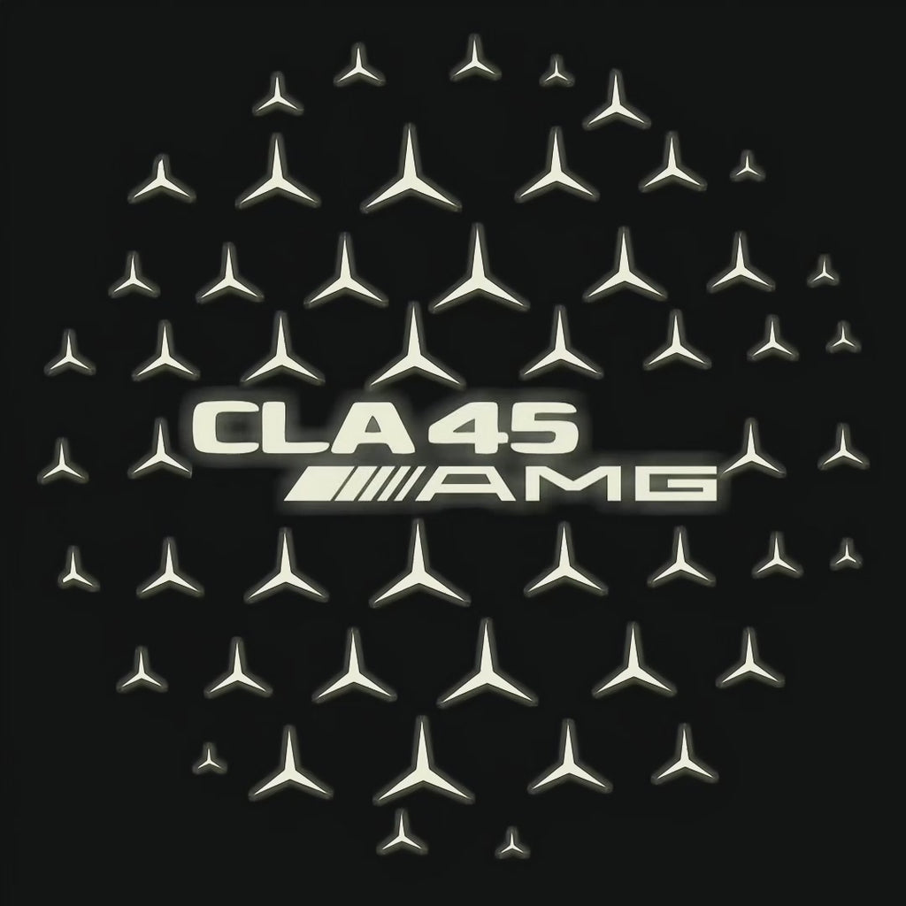 LUCI PROIETTORI LOGO MERCEDES BENZ Nr.03 (quantità 1 = 1 set / 2 luci porta)