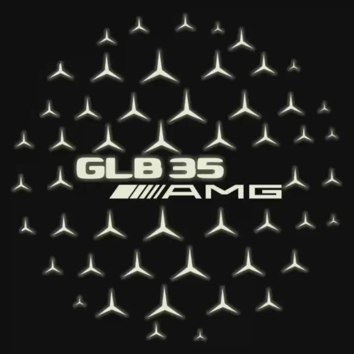 MERCEDES BENZ LOGO PROJECTOT LIGHTS Nr.03 (Menge 1 = 1 Sätze/2 Türleuchten)
