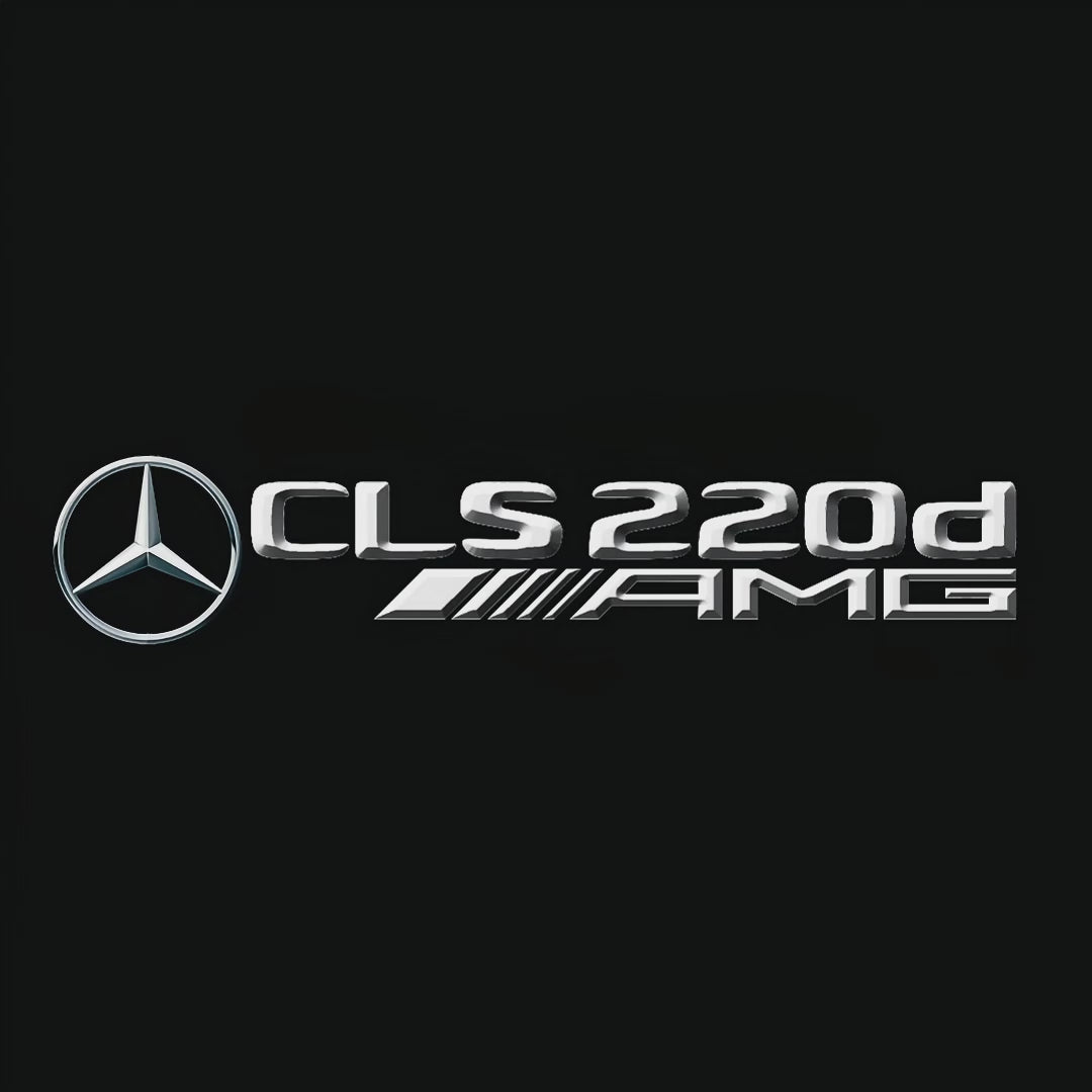 LUCI PROIETTORI LOGO MERCEDES BENZ Nr.03 (quantità 1 = 1 set / 2 luci porta)