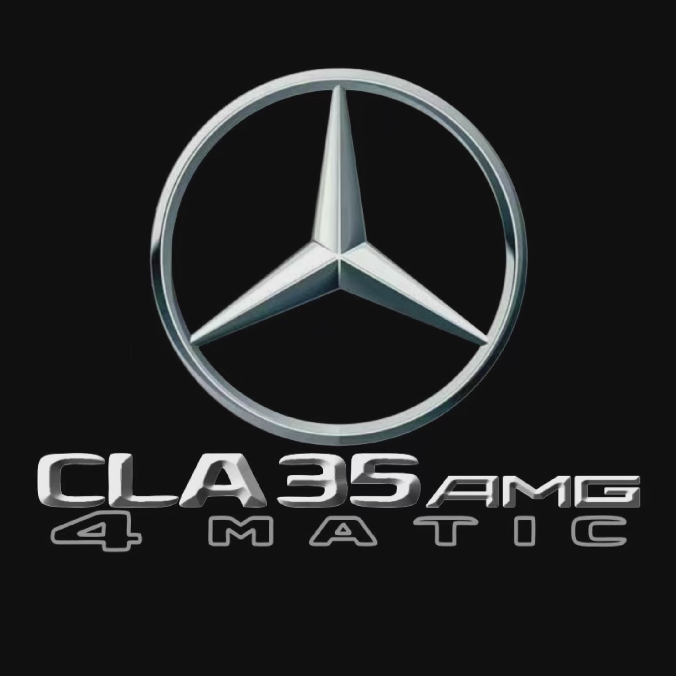 LUCI PROIETTORI LOGO MERCEDES BENZ Nr.03 (quantità 1 = 1 set / 2 luci porta)