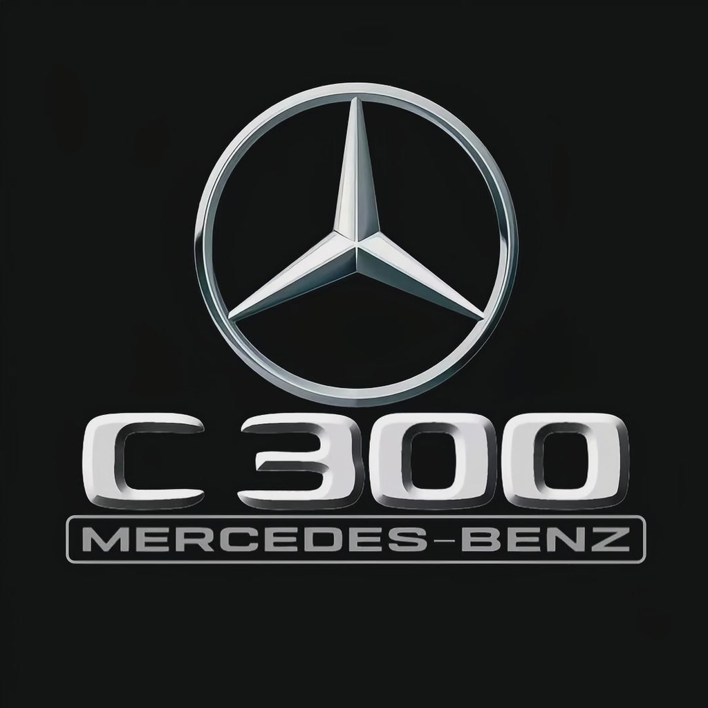 LUCI PROIETTORI LOGO MERCEDES BENZ Nr.03 (quantità 1 = 1 set / 2 luci porta)
