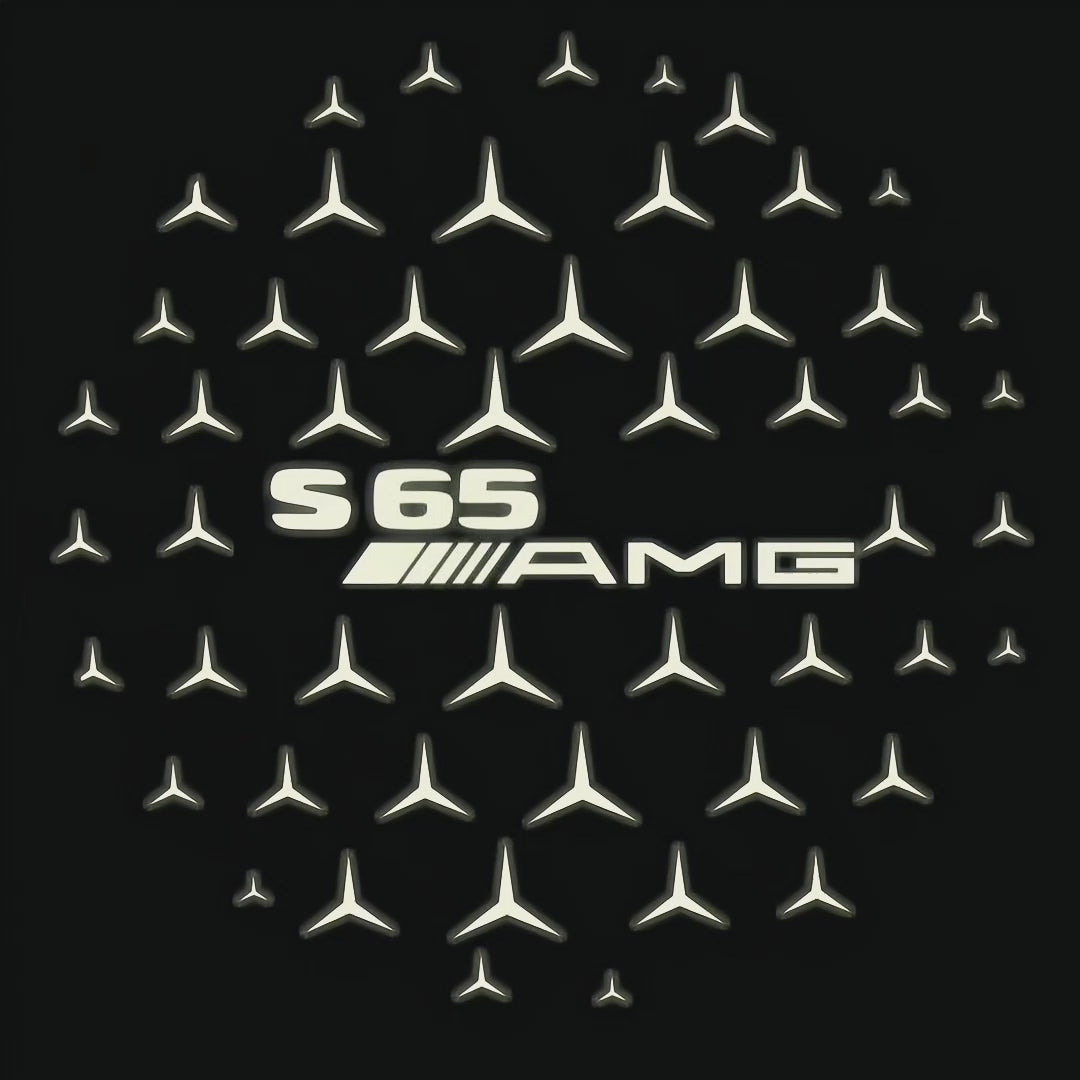 LUCI PROIETTORI LOGO MERCEDES BENZ Nr.03 (quantità 1 = 1 set / 2 luci porta)
