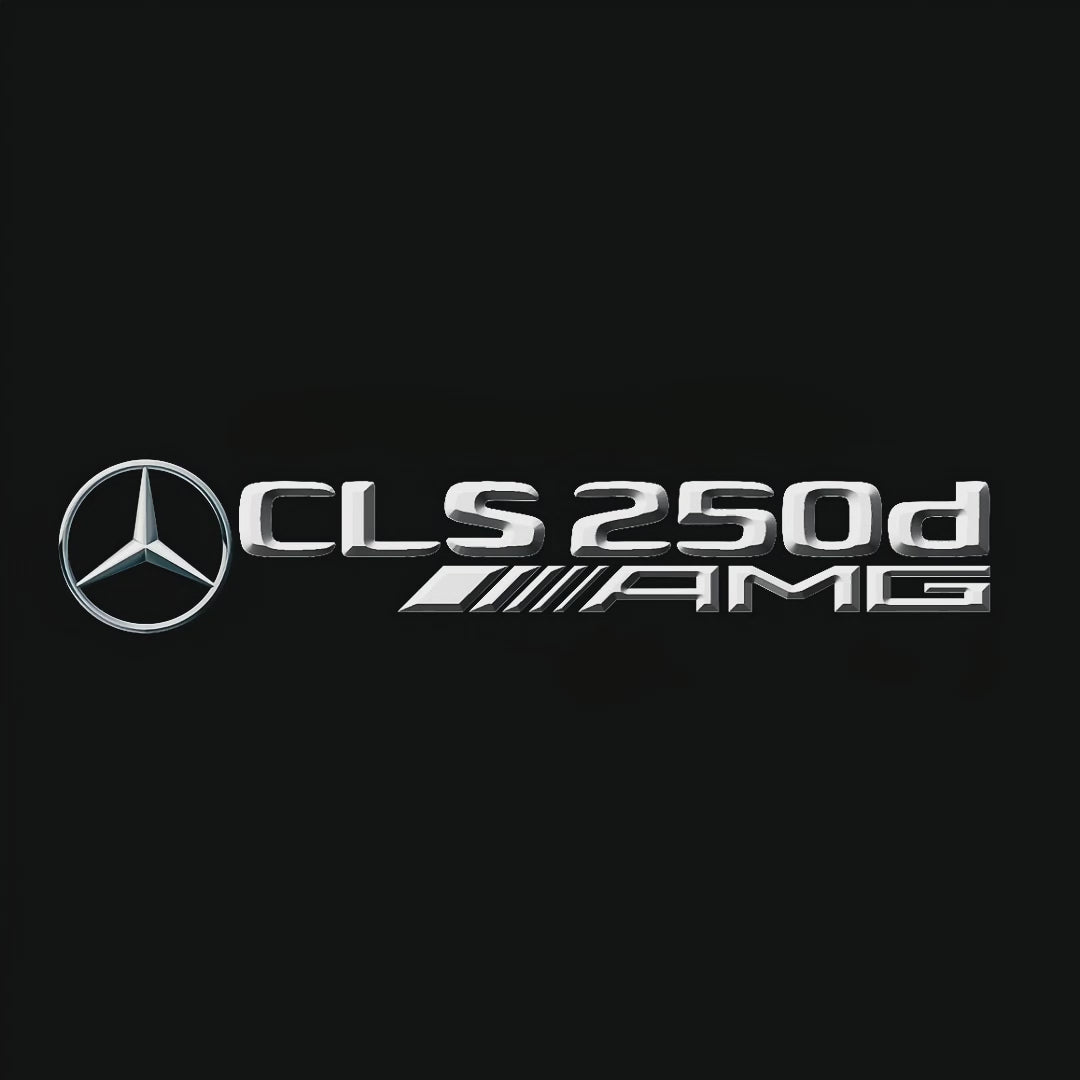 LUCI PROIETTORI LOGO MERCEDES BENZ Nr.03 (quantità 1 = 1 set / 2 luci porta)