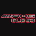 MERCEDES BENZ LOGO PROJECTOT LIGHTS Nr.03 (Menge 1 = 1 Sätze/2 Türleuchten)