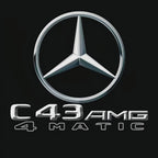 LUCI PROIETTORI LOGO MERCEDES BENZ Nr.03 (quantità 1 = 1 set / 2 luci porta)
