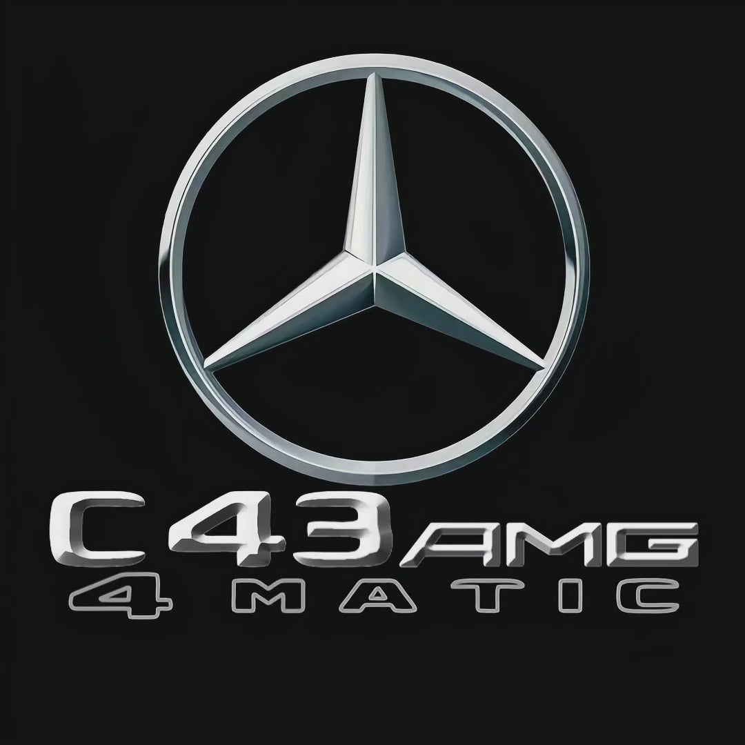 LUCI PROIETTORI LOGO MERCEDES BENZ Nr.03 (quantità 1 = 1 set / 2 luci porta)