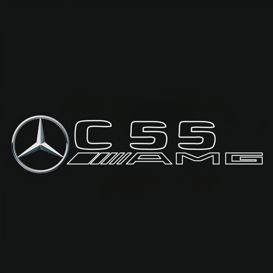 MERCEDES BENZ LOGO PROJECTOT LIGHTS Nr.03 (Menge 1 = 1 Sätze/2 Türleuchten)