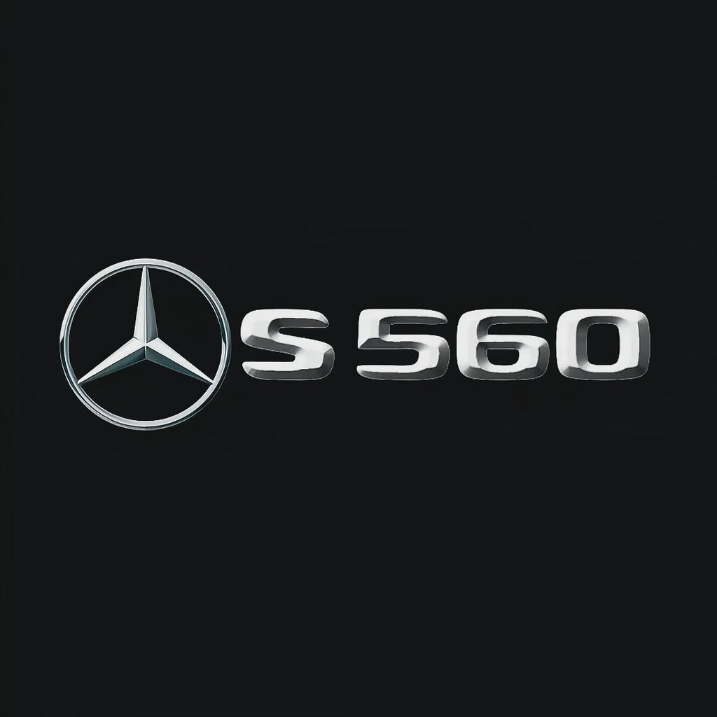 أضواء بروجكتور شعار MERCEDES BENZ رقم 03 (الكمية 1 = 1 مجموعة / 2 أضواء باب)