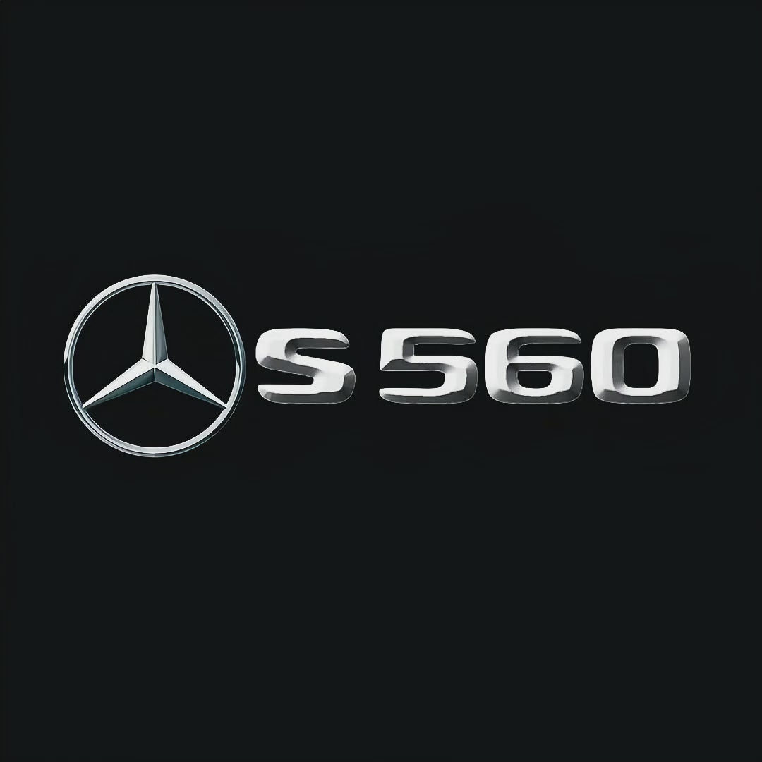 أضواء بروجكتور شعار MERCEDES BENZ رقم 03 (الكمية 1 = 1 مجموعة / 2 أضواء باب)