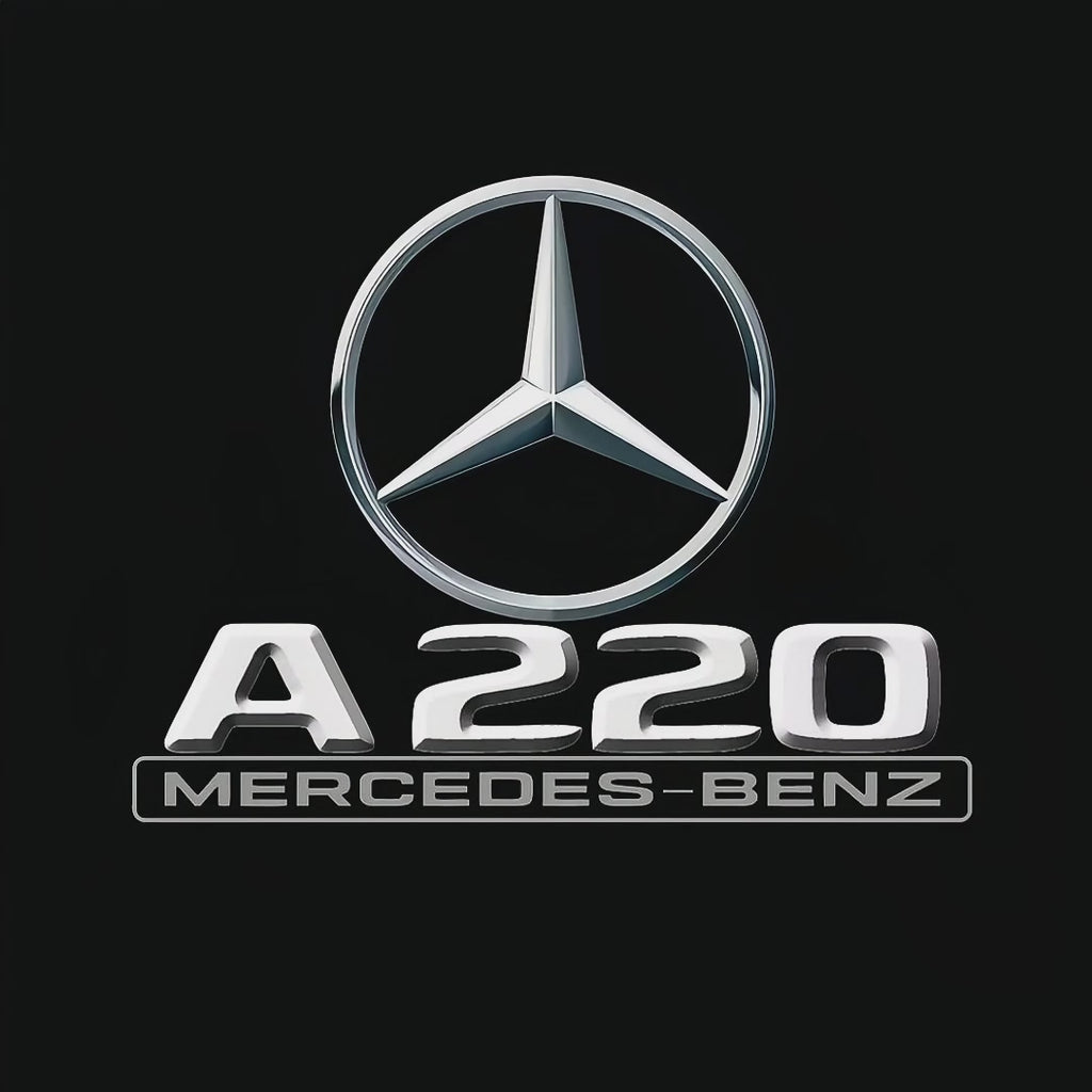 أضواء بروجكتور شعار MERCEDES BENZ رقم 03 (الكمية 1 = 1 مجموعة / 2 أضواء باب)