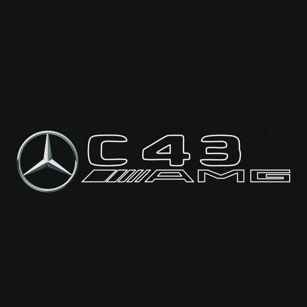 MERCEDES BENZ LOGO PROJECTOT LIGHTS Nr.03 (Menge 1 = 1 Sätze/2 Türleuchten)
