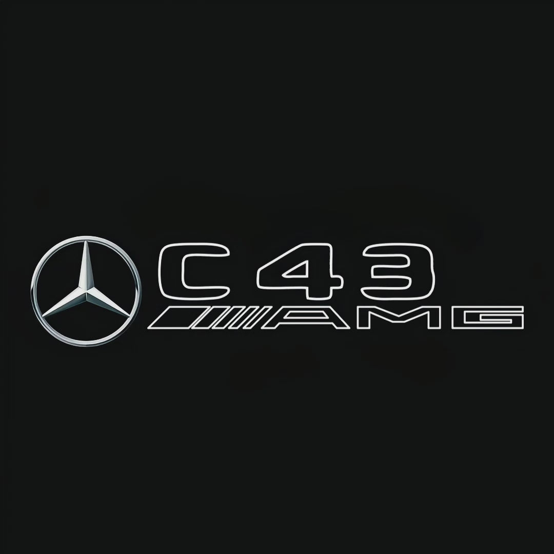 LUCI PROIETTORI LOGO MERCEDES BENZ Nr.03 (quantità 1 = 1 set / 2 luci porta)
