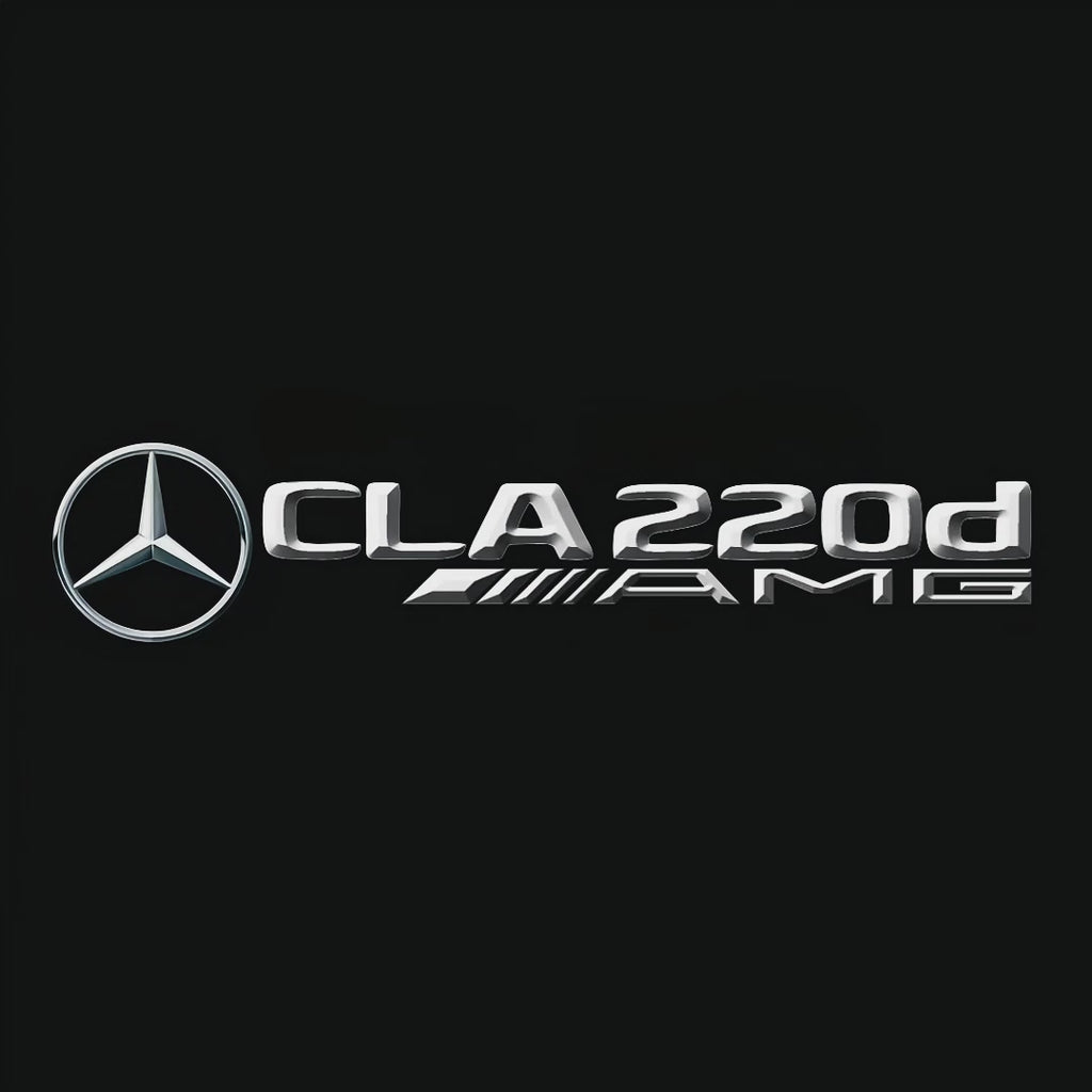 LUCI PROIETTORI LOGO MERCEDES BENZ Nr.03 (quantità 1 = 1 set / 2 luci porta)