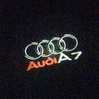 أضواء جهاز عرض شعار AUDI A7 عدد 45 (الكمية 1 = 2 فيلم شعار / 2 مصباح باب)